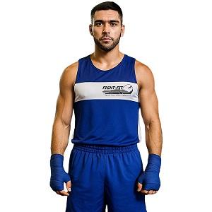 FIGHT-FIT - Maglia da boxe / Blu / Small