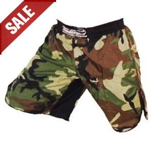 FIGHT-FIT - Pantaloncini da MMA / Warrior / Camuffamento / XL