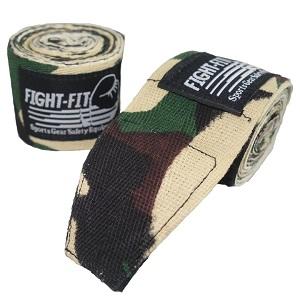 FIGHTERS - Fasce da Boxe / 300 cm / non elastico / Camo-Marrone-Verde