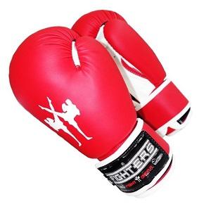 FIGHTERS - Gants de boxe pour enfants / Attack / 6 oz / Rouge