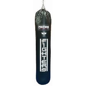 FIGHTERS - Saco de boxeo / Performance / sin relleno / 120 cm / negro