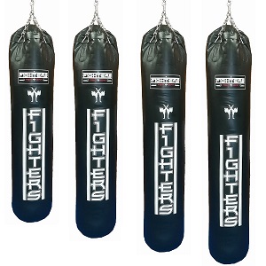 FIGHTERS - Sacca da boxe / Performance / vuoto / 120 cm / nero