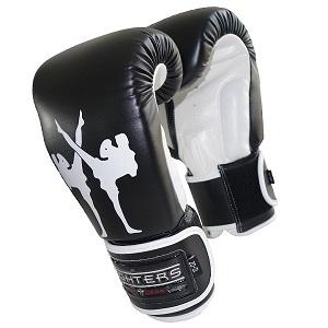 FIGHTERS - Guantes Boxeo / Giant / Negro / 16 oz