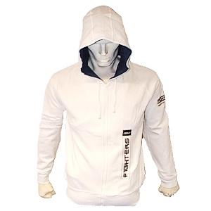 FIGHTERS - Felpa con cappuccio / Striker / Bianco / Large