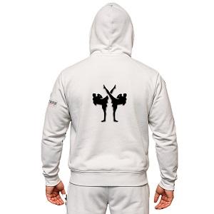 FIGHTERS - Felpa con cappuccio / Striker / Bianco / XS
