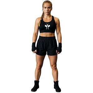 FIGHTERS - Reggiseno sportivo da donna / Nero / Medium