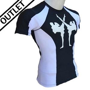 FIGHTERS - Rash Guard / Giant / Nero-Bianco / Medium
