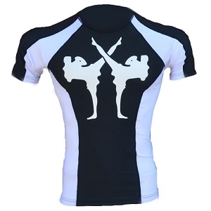 FIGHTERS - Rash Guard / Giant / Noir-Blanc / XXS