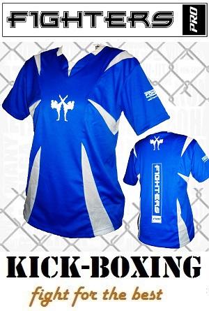 FIGHTERS - Camisa de kick boxing / Competition / Azul / Large