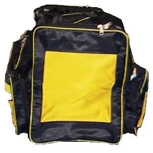 FIGHTERS - Sac de Sport / Noir-Jaune / 90x45x40 cm