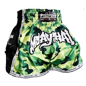 FIGHTERS - Pantalones Muay Thai / Elite Camuflaje / Large