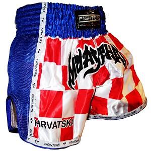 FIGHTERS - Pantaloncini Muay Thai / Croazia-Hrvatska / Elite / XXL