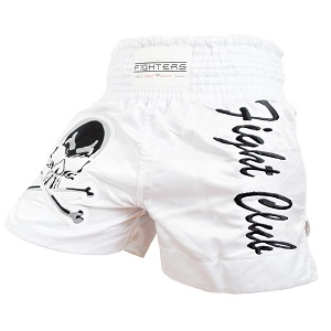 FIGHTERS - Pantalones Muay Thai / Fight Club / Blanco / Large