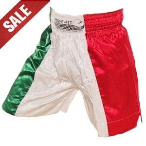 FIGHTERS - Pantaloncini Muay Thai / Italia / Tri Colore / Medium