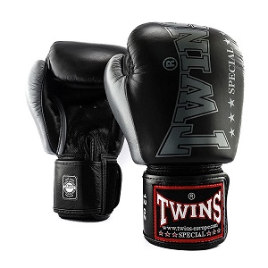 Twins - Boxhandschuhe / BGVL-8 / Schwarz / 10 oz