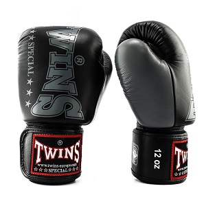 Twins - Guantes Boxeo / BGVL-8 / Negro / 12 oz