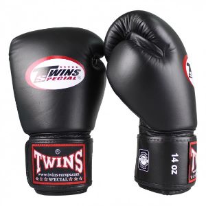 Twins - Gants de Boxe / BG-N / Noir / 10 oz