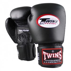 Twins - Boxhandschuhe / BGVL-3 AIR / Schwarz / 10 oz