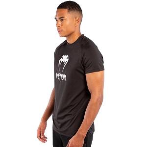 Venum - T-Shirt / Classic Dry Tech / Nero-Bianco / XL