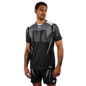 Venum - T-Shirt / Adrenaline Dry Tech / Nero-Argento-Grigio / Small