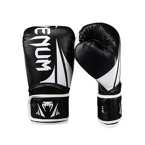 Venum - Guantoni da Boxe / Challenger 2.5 / Nero-Bianco / 10 oz