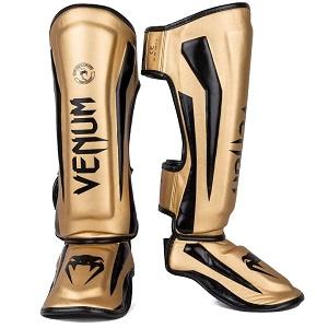 Venum - Schienbeinschutz / Elite / Gold-Schwarz / Medium