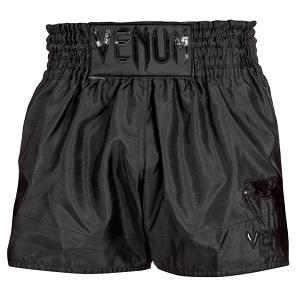 Venum - Pantaloncini di Muay Thai / Classic  / Nero-Nero / Medium