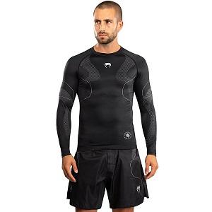 Venum - Rashguard / Nexus / Long Sleeve / Nero-Argento / Medium