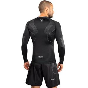 Venum - Rashguard / Nexus / Long Sleeve / Nero-Argento / Medium
