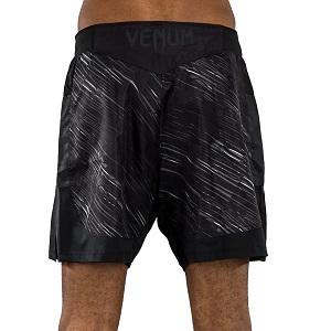Venum - Fightshorts Pantaloncini da MMA / Tectonic Rapid / Nero-Grigio / Medium