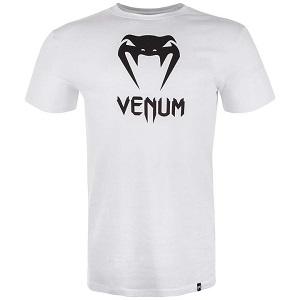 Venum - Camiseta / Classic / Blanco-Negro / Small
