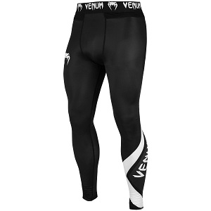 Venum - Pantaloni a compressione / Contender 4.0 / Nero-Bianco / Medium